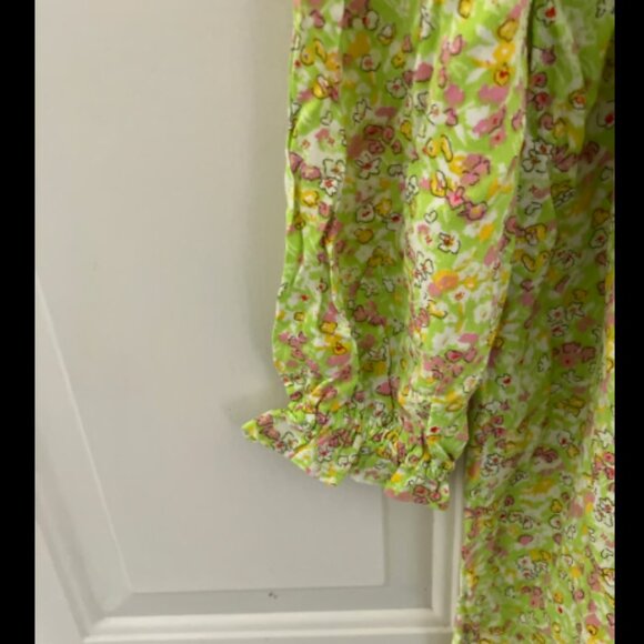 🎄3/$15 SALE 🎄NWT BP brand size XS Green Floral Pattern Dress Retail $49 - Picture 4 of 6